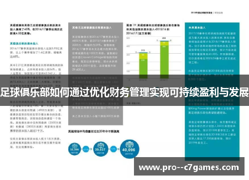 足球俱乐部如何通过优化财务管理实现可持续盈利与发展 足球俱乐部如何通过优化财务管理实现可持续盈利与发展